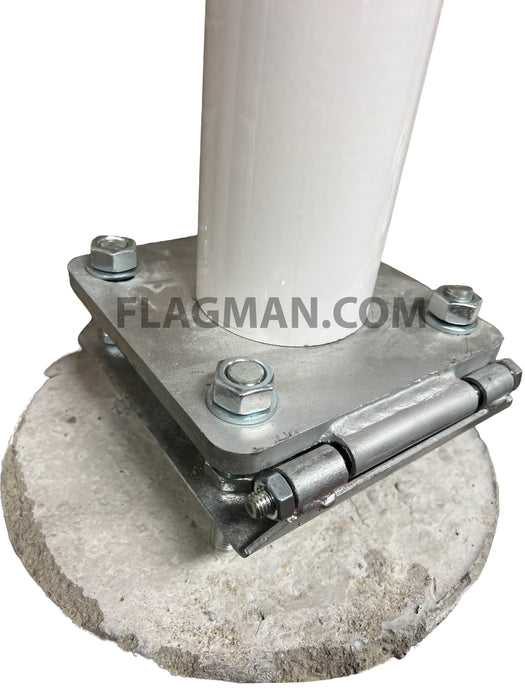 AFP Fiberglass Flagpole - Internal Rope Winch - *20 Year Warranty*