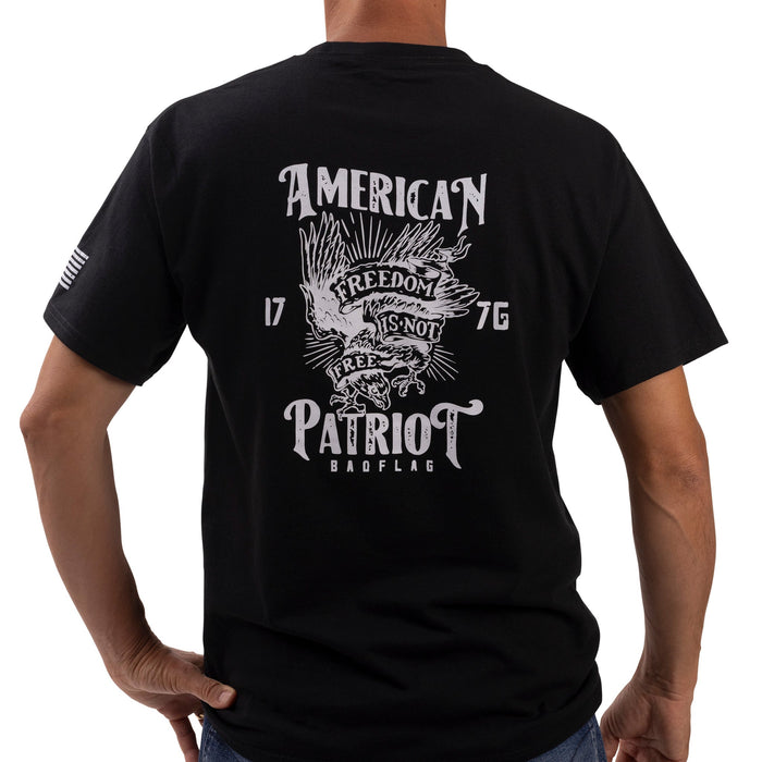 American Patriot Graphic Tee-Black *BadFlag*