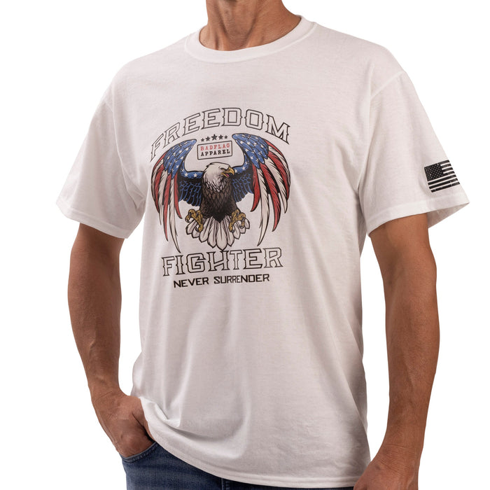 Freedom Fighter Graphic Tee-white *BadFlag*