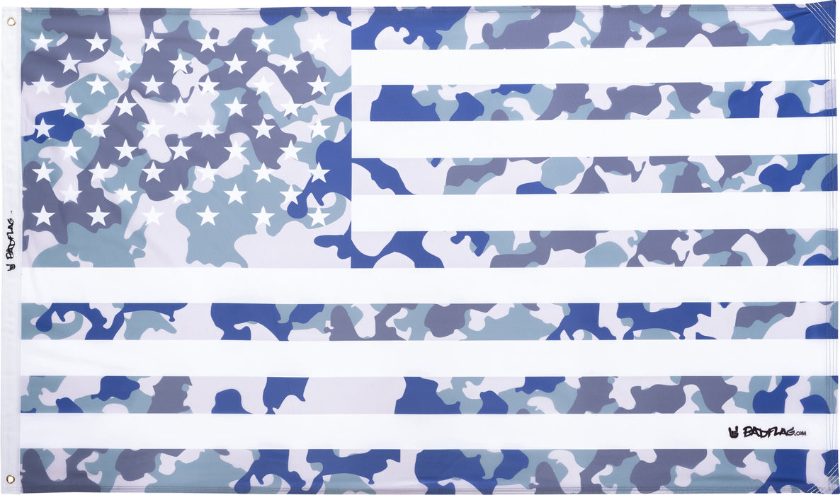 Arctic Camo American Flag *BadFlag*
