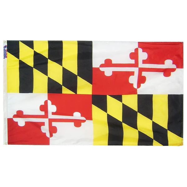 Maryland Outdoor Polyester Flag (Higher Wind Areas)