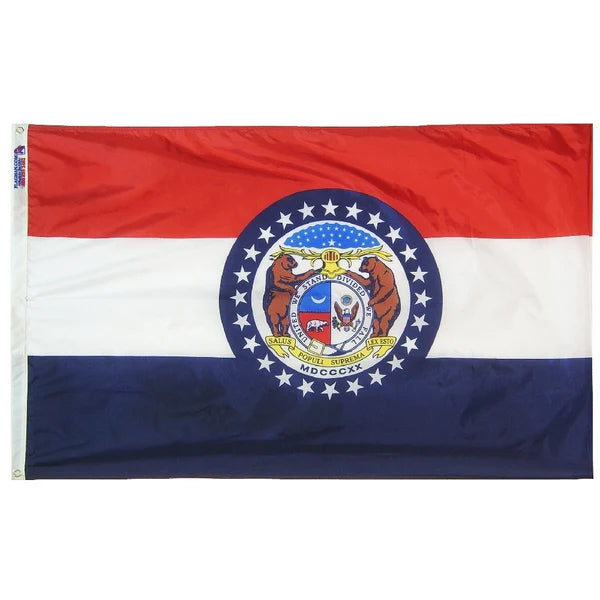 Missouri Outdoor Nylon Flag (Low-Medium Wind Areas)