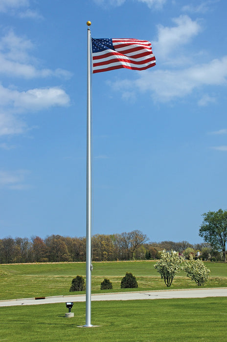 Aluminum Flagpole - 20' - External - Satin **Pickup, Install or Delivery in CT Only**