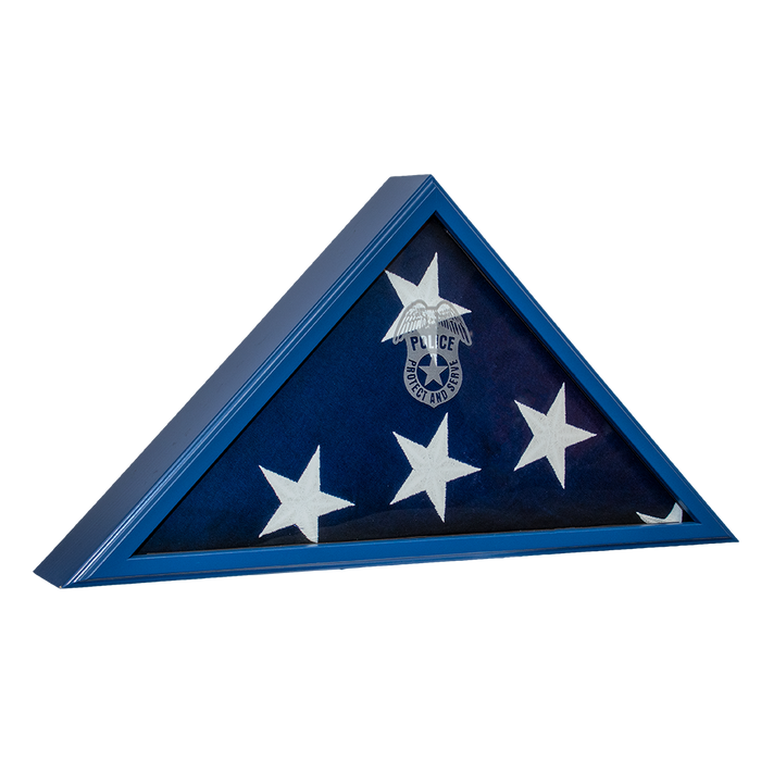 Hand Made First Responder Flag Display Case (5'x9.5')