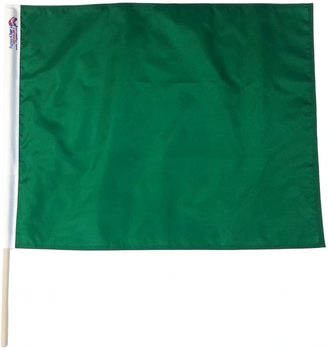 Solid Green Racing Flag