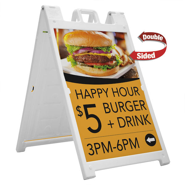 Custom Printed A-Frame Sidewalk Sign