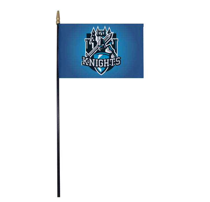 12"x18" Custom Printed Mounted / Cemetery Flags - Single Reverse