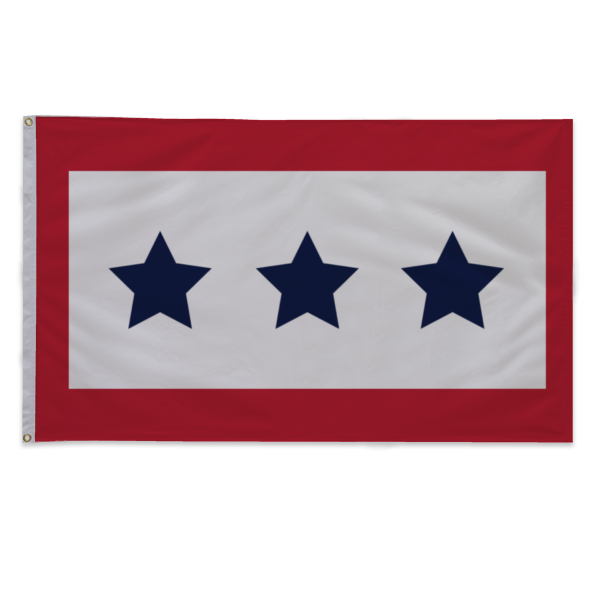 Sewn 3 Blue Star Service Flag