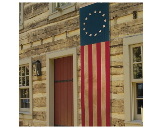 8' Betsy Ross Pulldown Tea Stained *Clearance*