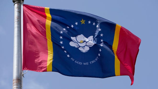 Mississippi (2021) Outdoor Nylon Flag (Low-Medium Wind Areas)