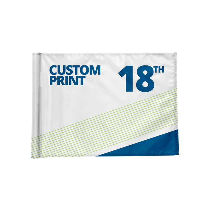 CUSTOM GOLF FLAG FOR SALE - printed golf flags for sale - make your own golf flag