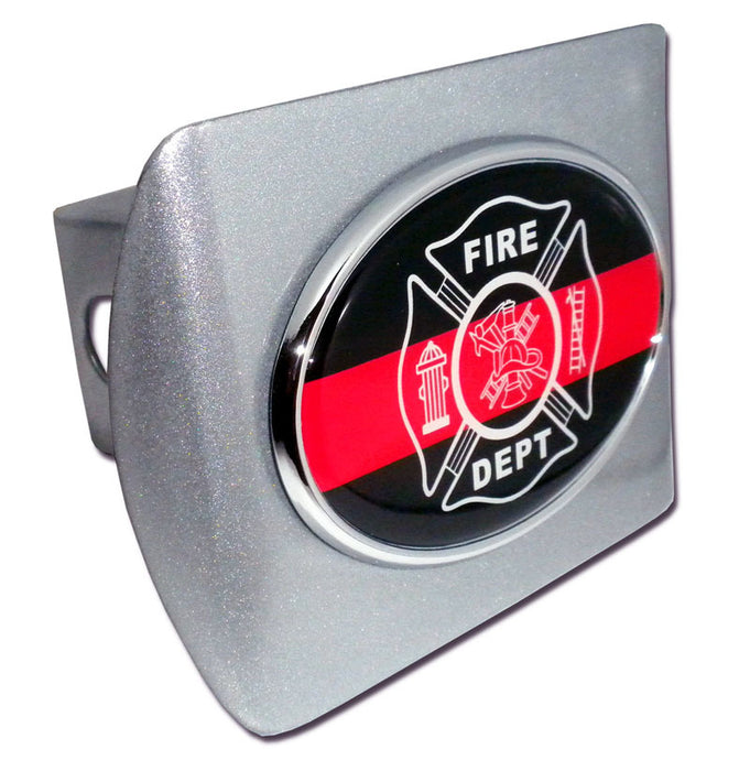 Firefighter Oval Emblem Hitch Cover