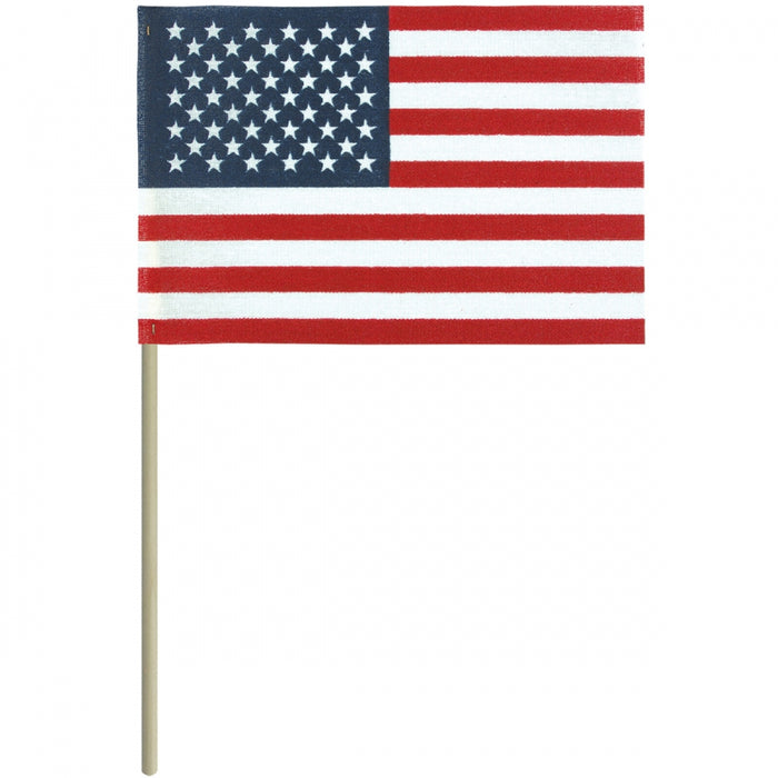 American Stick Flag 4"x6" - Economy Priced *Made in USA*