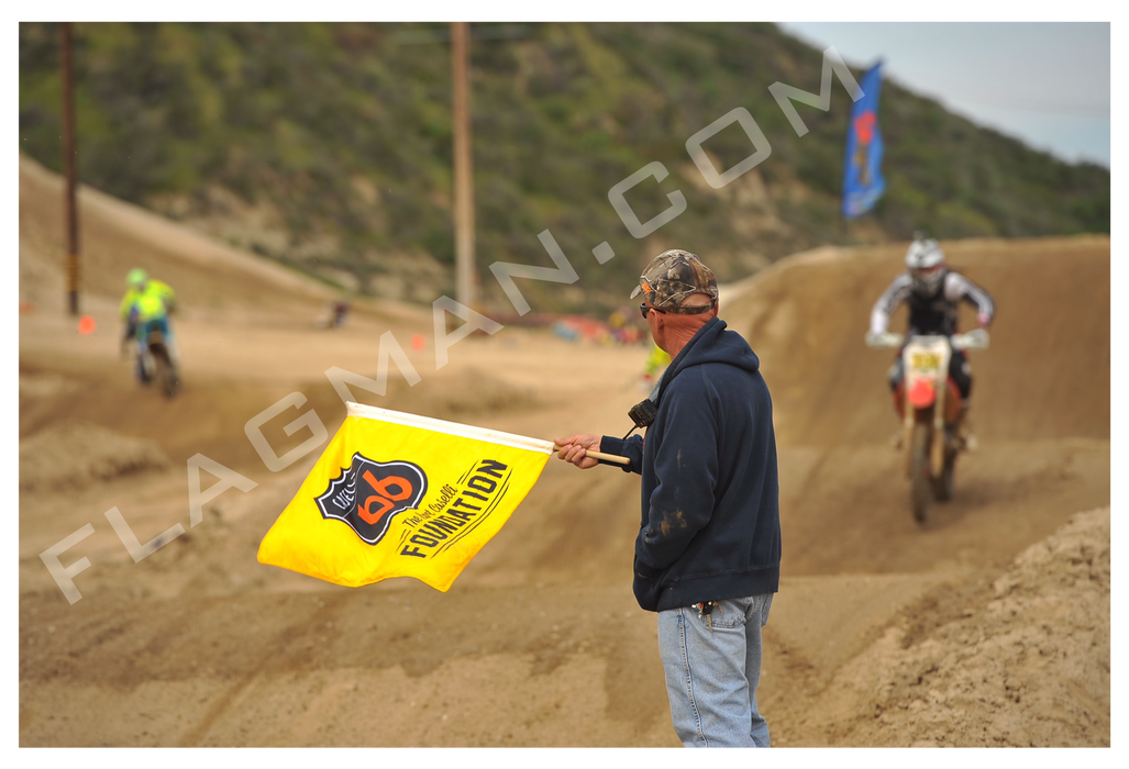 Custom Solid Color Race Flag
