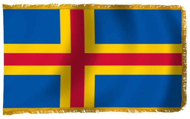 Aland Islands Indoor/Parade Flag 3'x5'