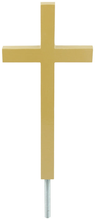 Plain Aluminum Cross