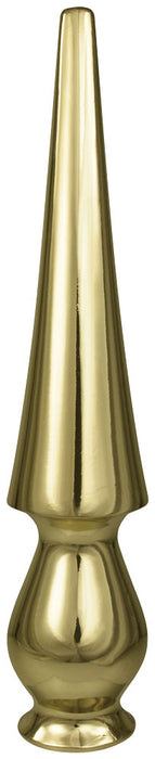 Thin Round Spear | Brass Plated