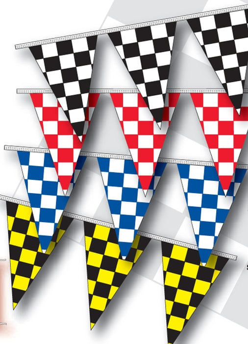 Checkered Triangle Strings