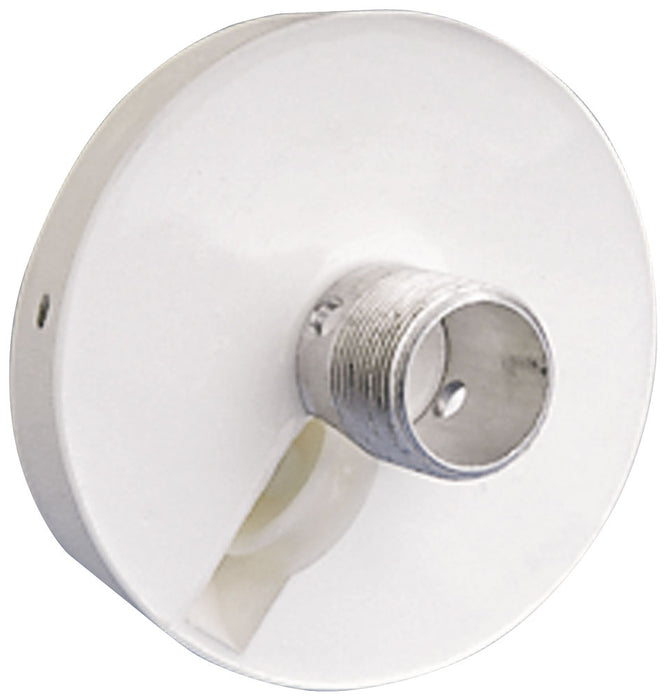 Internal Halyard Stationary Threaded Single Pulley Fiberglass Truck Top