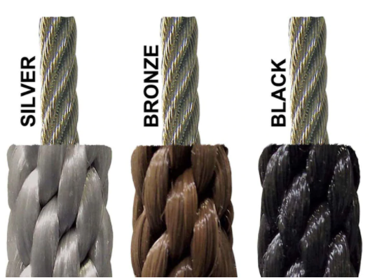 Colored Nylon Halyard - Wire Center - Sold by the Foot
