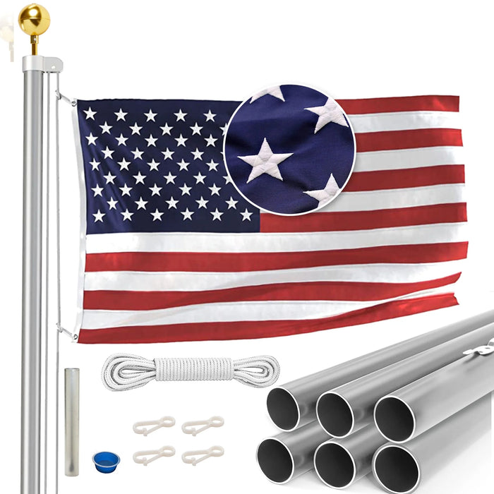 EZ Pole Sectional Flagpole - Made in USA