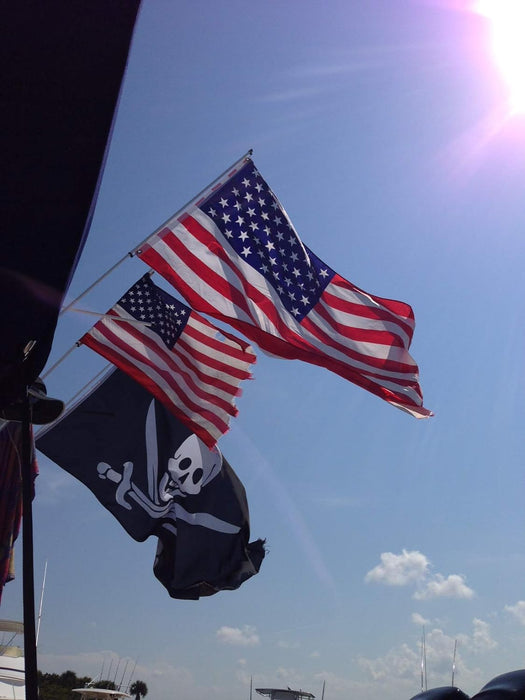 Boat Flag Set / Boat Flagpole