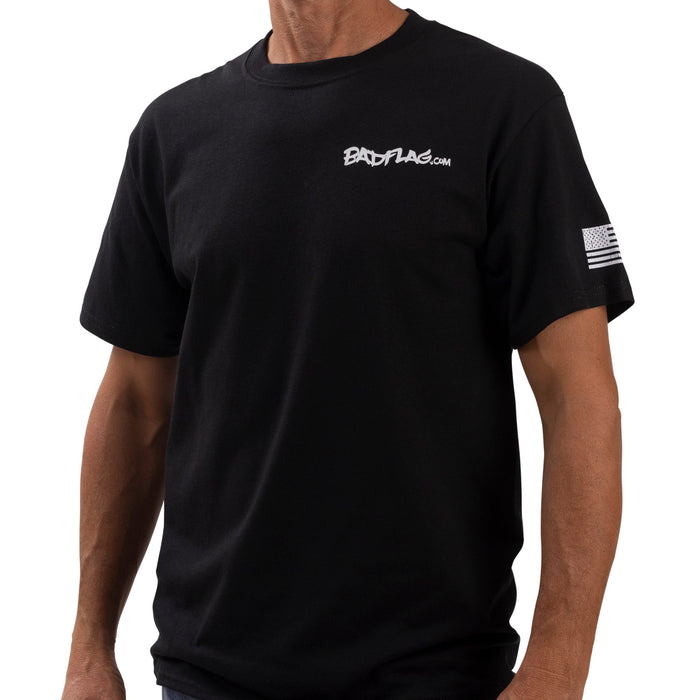 American Patriot Graphic Tee-Black *BadFlag*