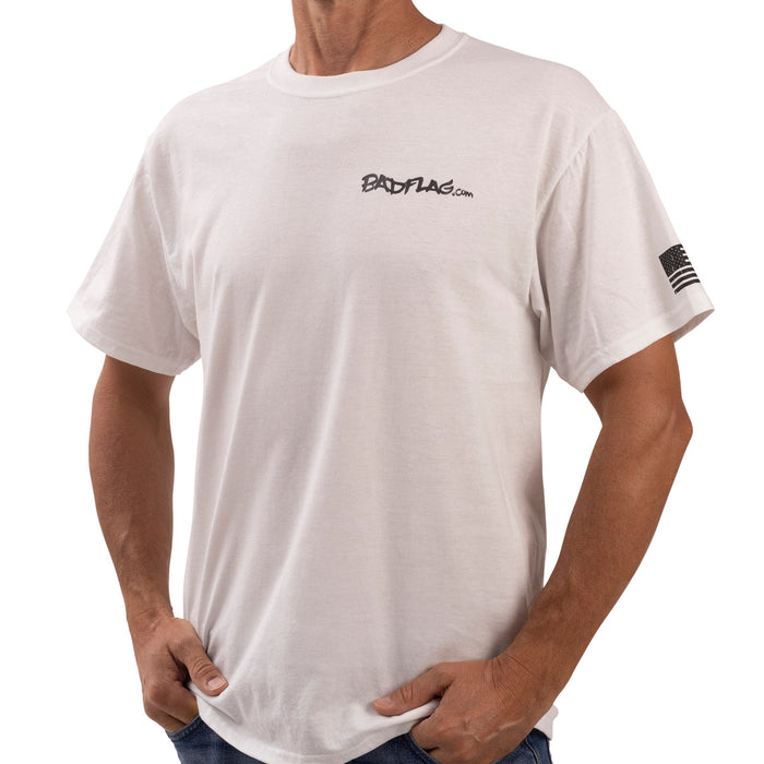 Liberty and Justice Graphic Tee-white *BadFlag*