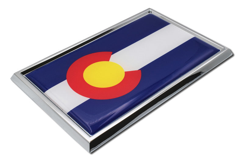 Colorado Flag Car Emblem