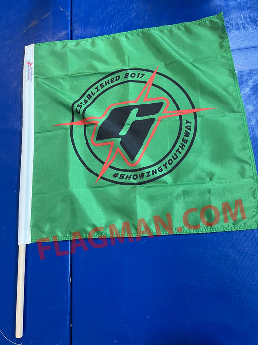 Custom Solid Color Race Flag