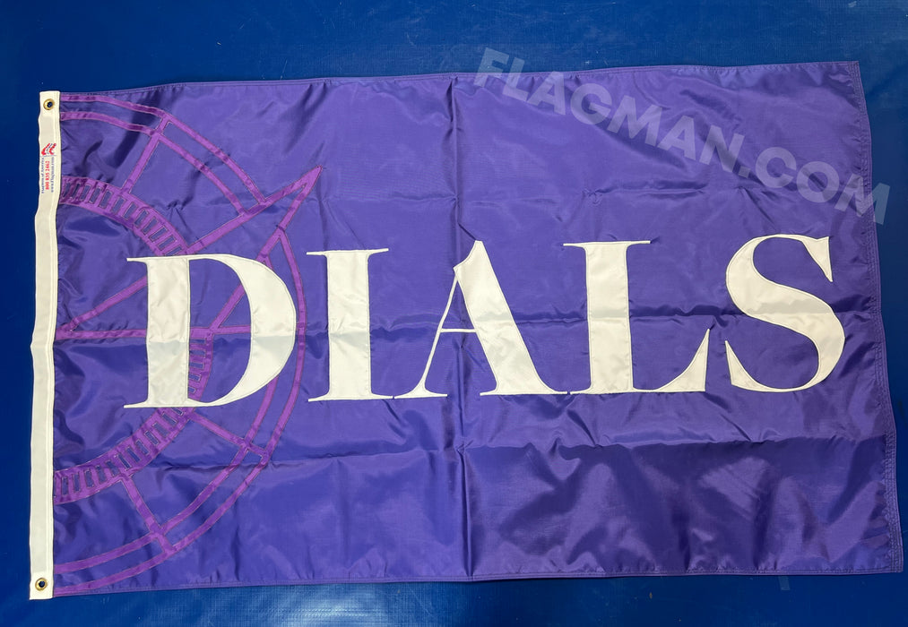 Custom Hand Applique Flags - Single Reverse