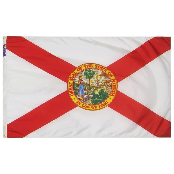 Florida Outdoor Polyester Flag (Higher Wind Areas)