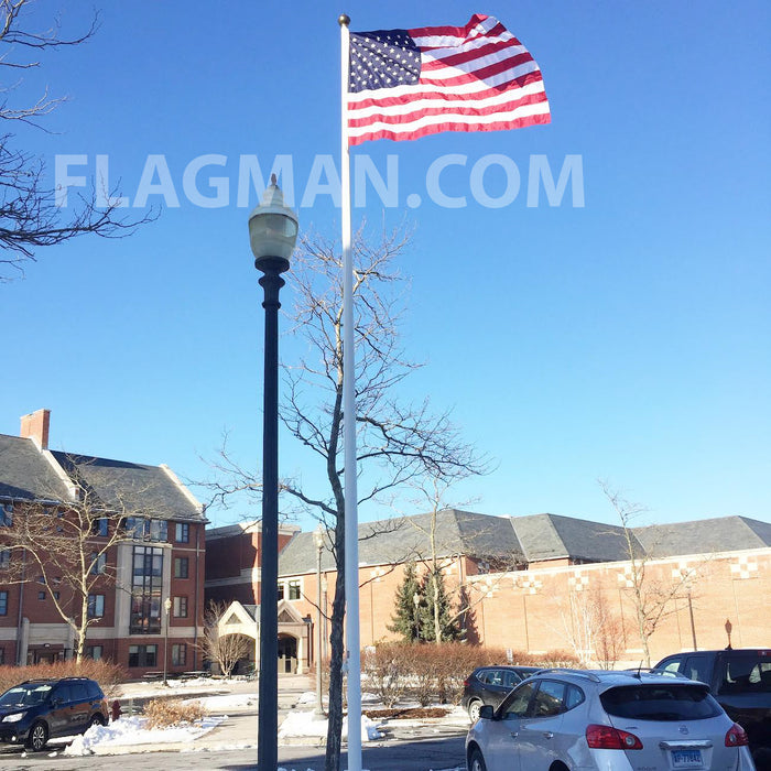 AFP Fiberglass Flagpole - External Rope *20 Year Warranty*
