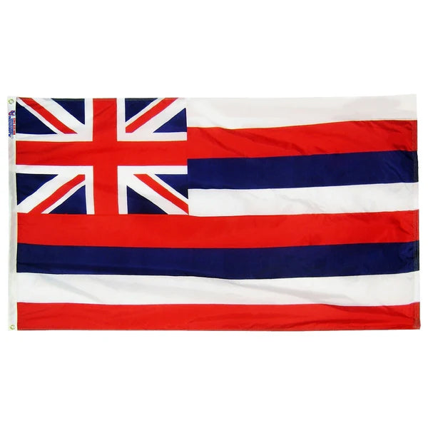 Hawaii Outdoor Polyester Flag (Higher Wind Areas)