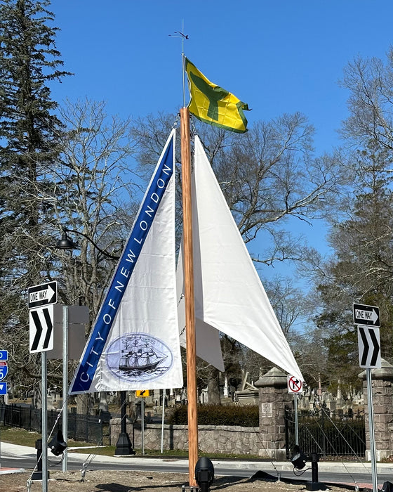 Custom Hand Applique Flags - Single Reverse