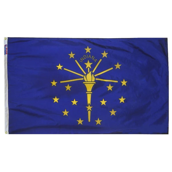 Indiana Outdoor Nylon Flag (Low-Medium Wind Areas)