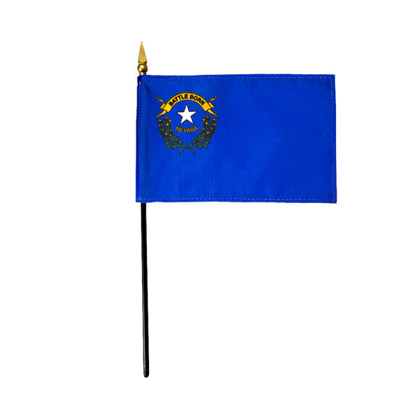 Nevada Stick Flag 4"x 6"