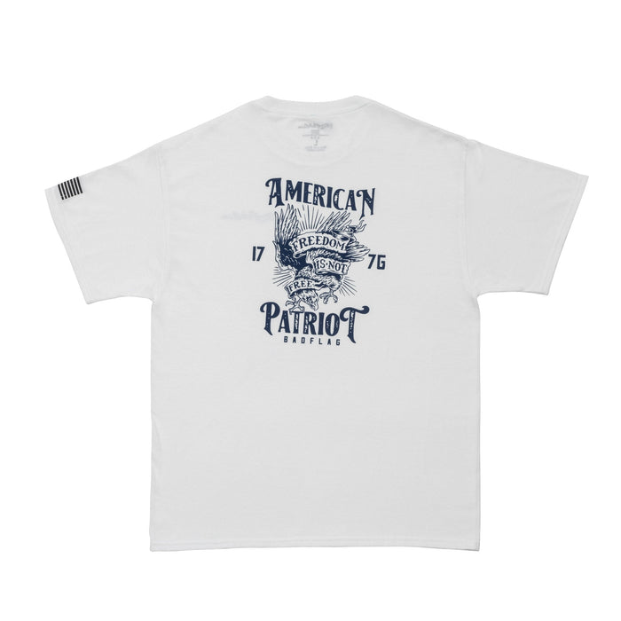 American Patriot Graphic Tee-White *BadFlag*
