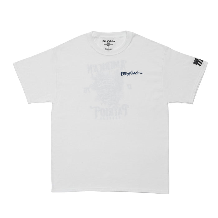 American Patriot Graphic Tee-White *BadFlag*