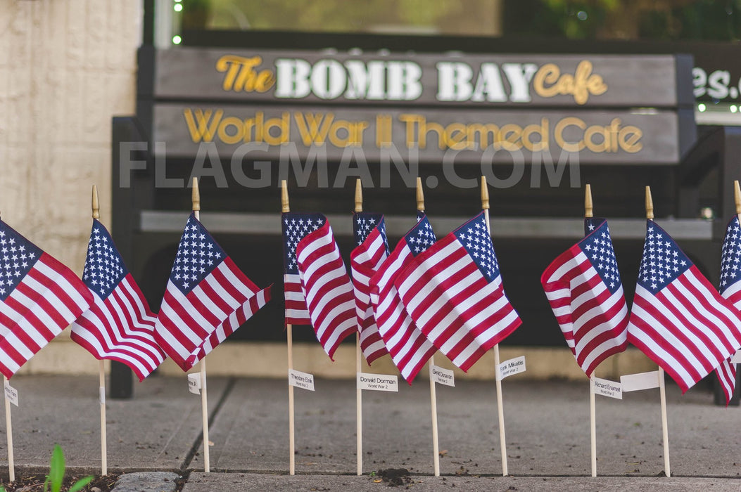 12" x 18" US Cemetery Flag