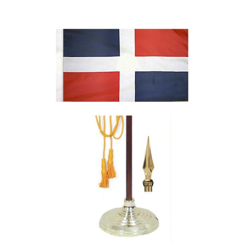 Dominican Republic (No Seal) Indoor / Parade Flag