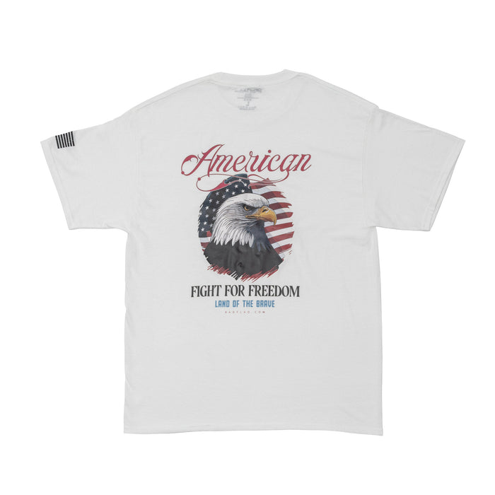 Fight for Freedom Graphic Tee-white *BadFlag*