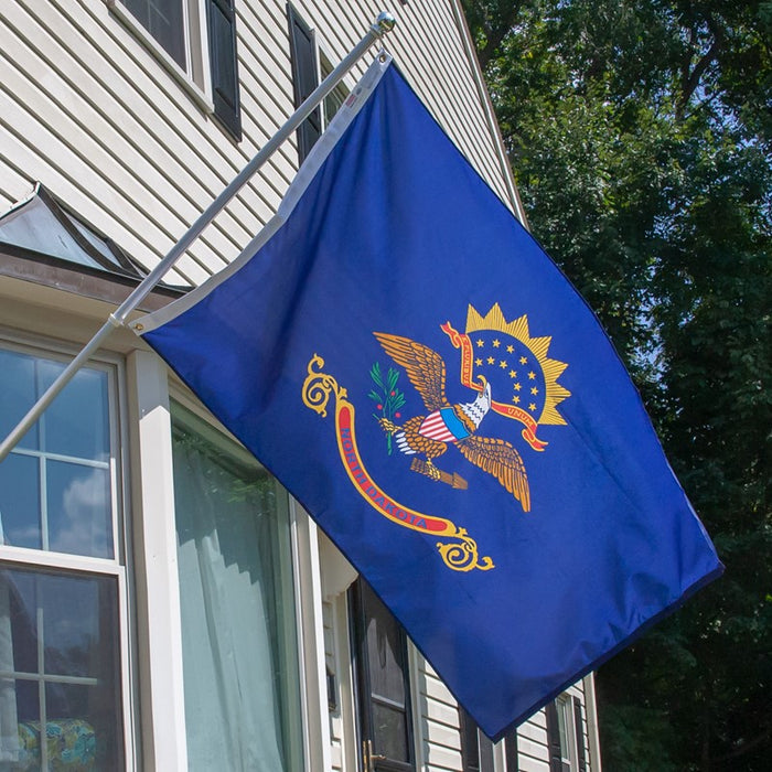 North Dakota Outdoor Nylon Flag (Low-Medium Wind Areas)