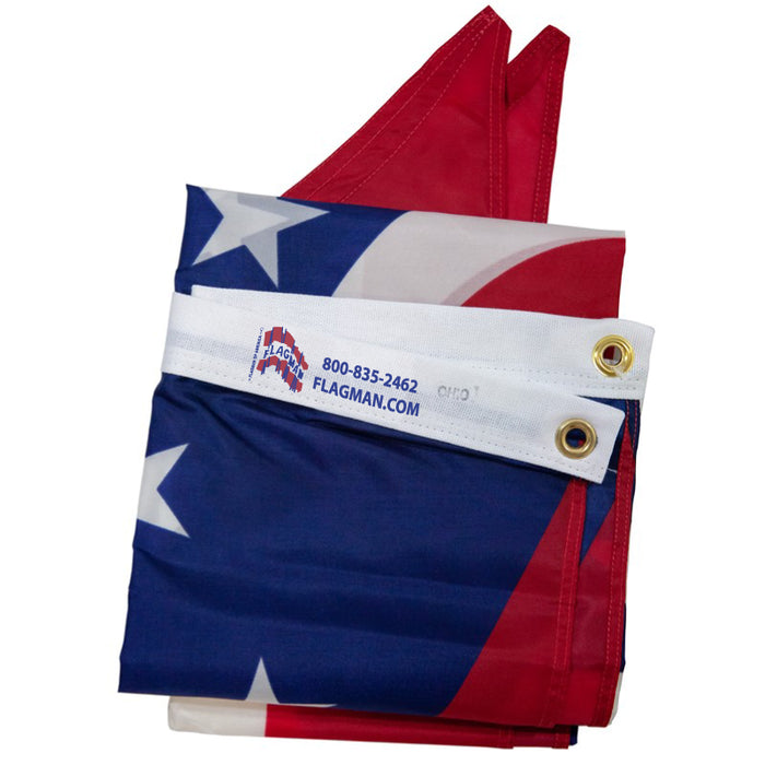 Ohio Outdoor Nylon Flag (Low-Medium Wind Areas)