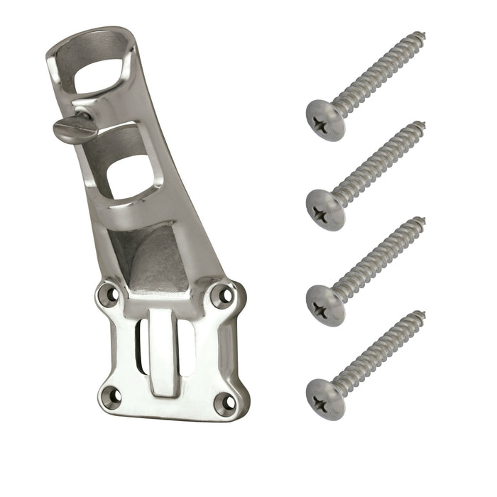 Stainless Steel 1" Flagpole Bracket - Mirror Finish