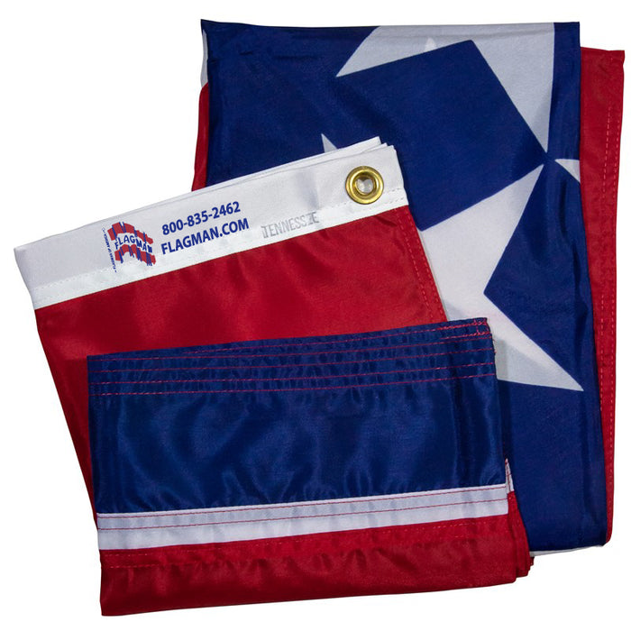 Tennessee Outdoor Nylon Flag (Low-Medium Wind Areas)