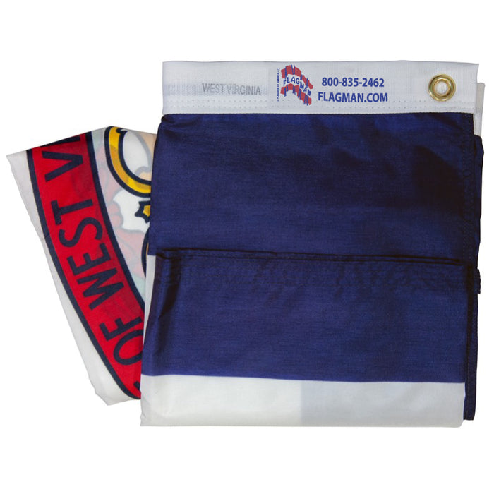 West Virginia Outdoor Nylon Flag (Low-Medium Wind Areas)
