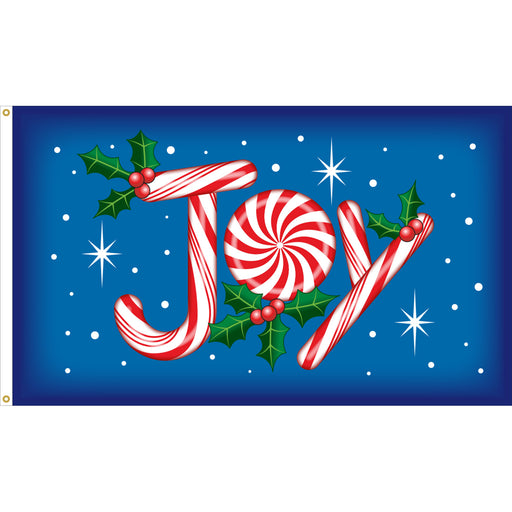 Winter Flag for Sale | Shop Winter Flags | Joy Flag | Candy Cane Flag