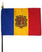 Wood-Grained Steel Flagpole