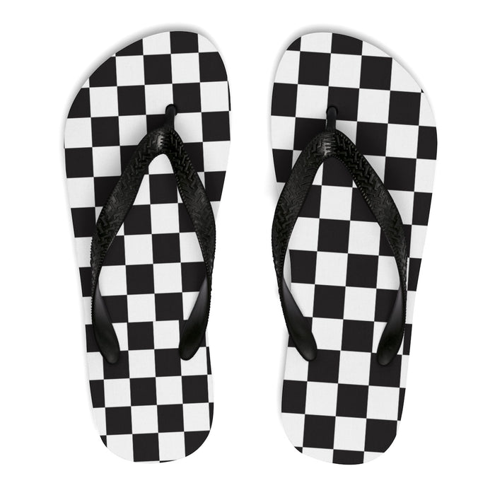 Checkered Unisex Flip-Flops